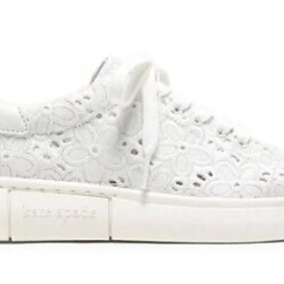 Kate Spade White Lace Sneakers - Picture 3 of 8